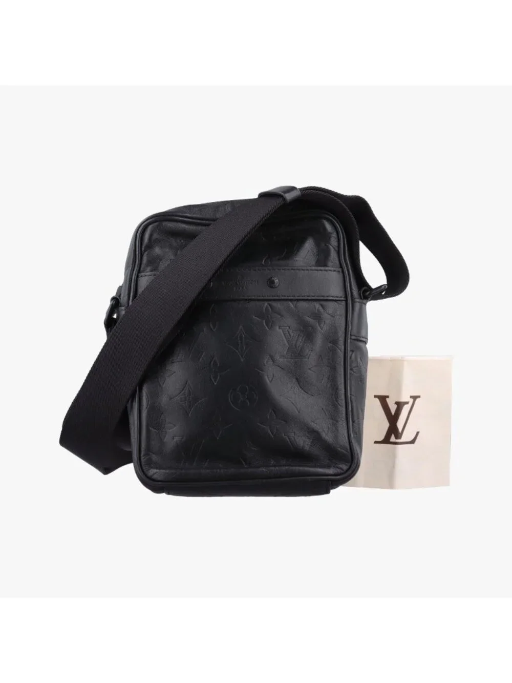 Louis Vuitton Danube PM Noir Monogram Shadow Crossbody